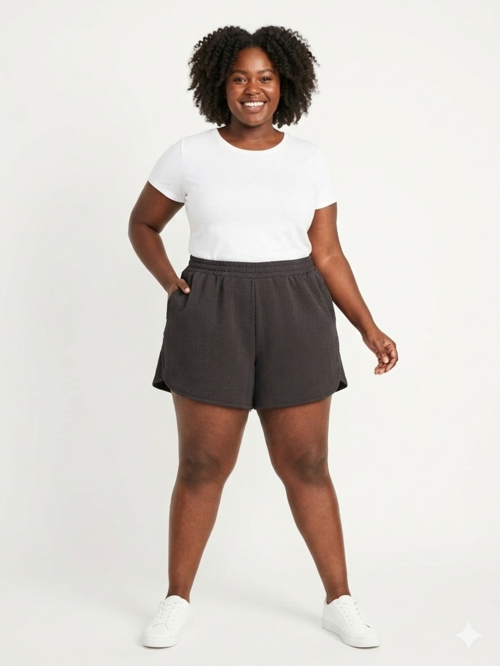 NWT H&M Plus Size Black Shorts Size 3X